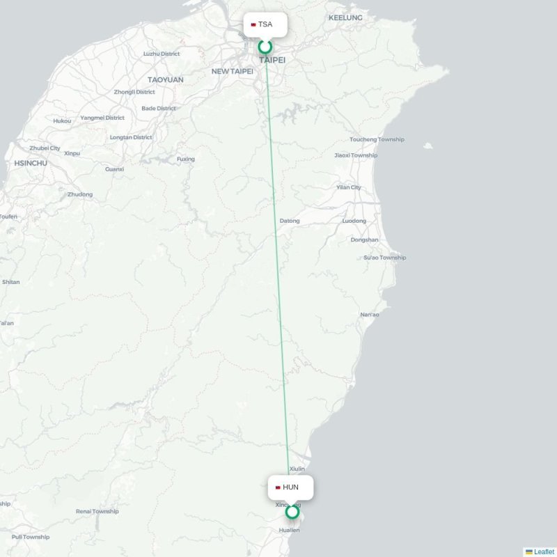 TSA - HUN route map