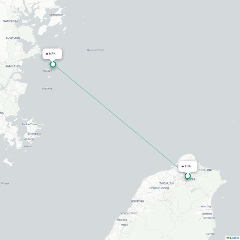 TSA - MFK route map