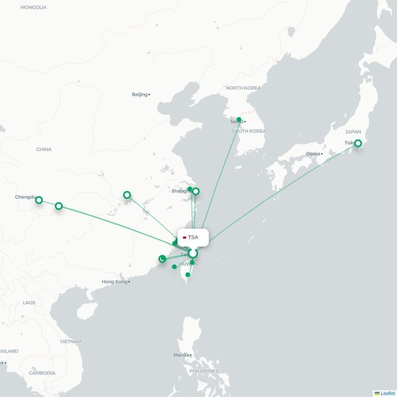 TSA - SHA route map