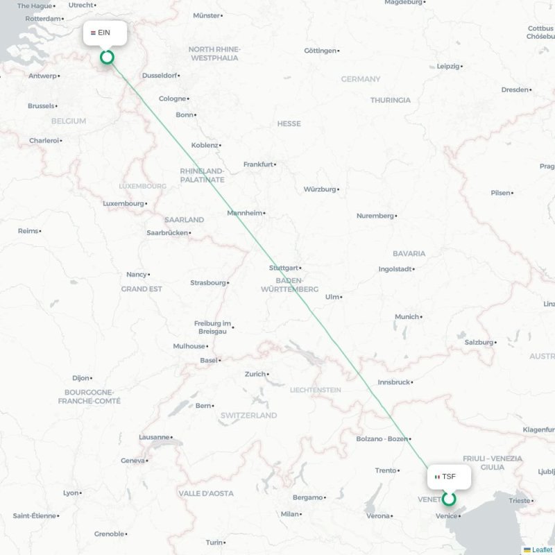 TSF - EIN route map