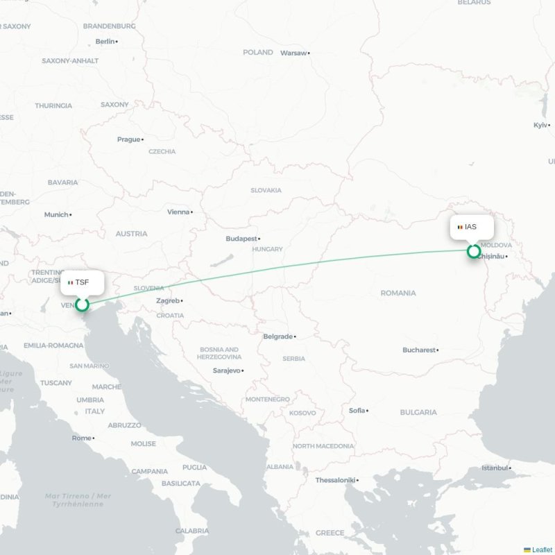 TSF - IAS route map