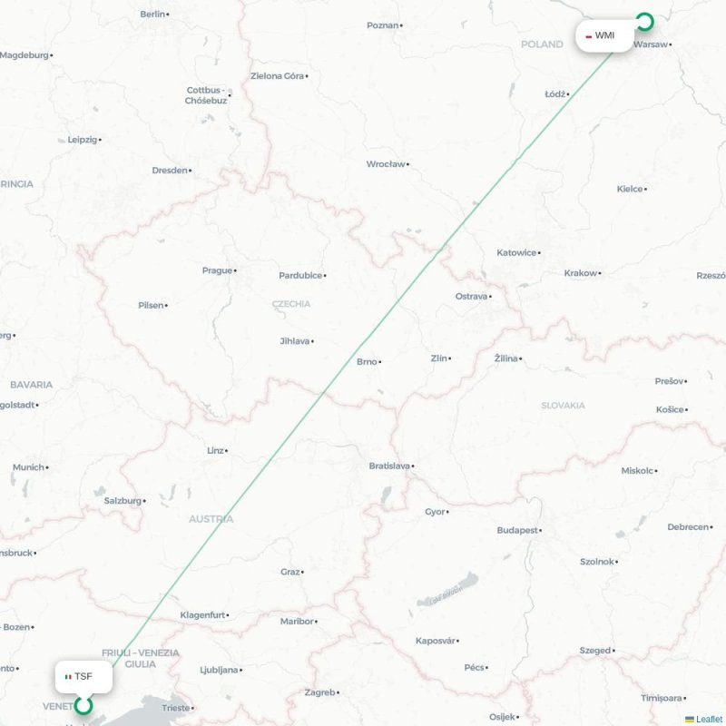 TSF - WMI route map