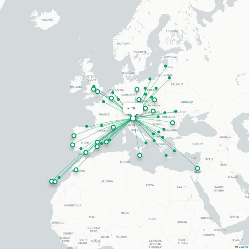TSF - KGS route map
