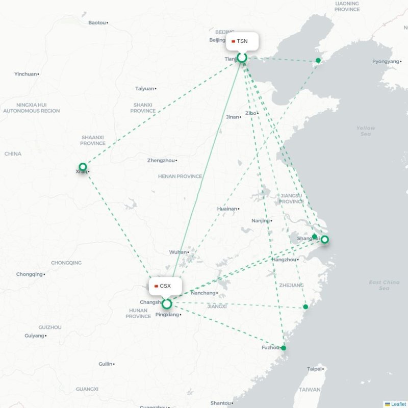 TSN - CSX route map