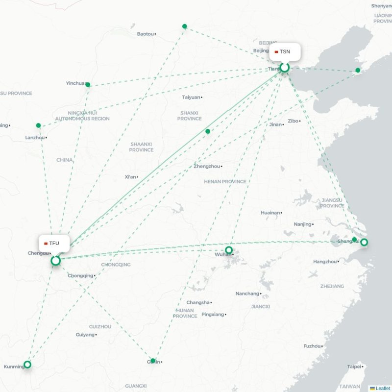 TSN - TFU route map