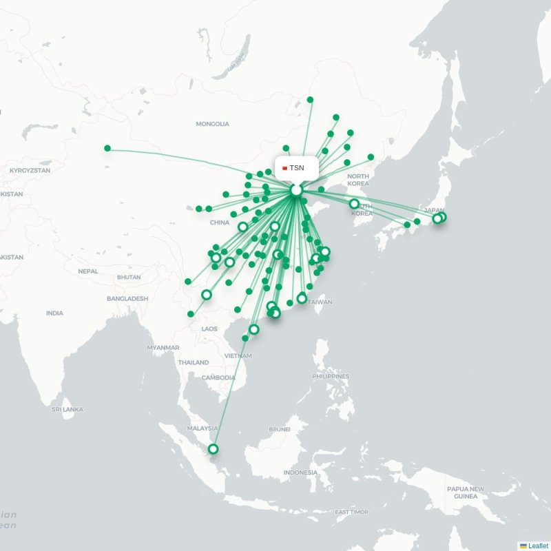TSN - HGH route map