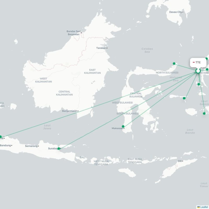 TTE - MDC route map