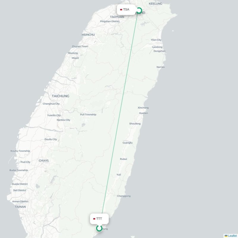 TTT - TSA route map