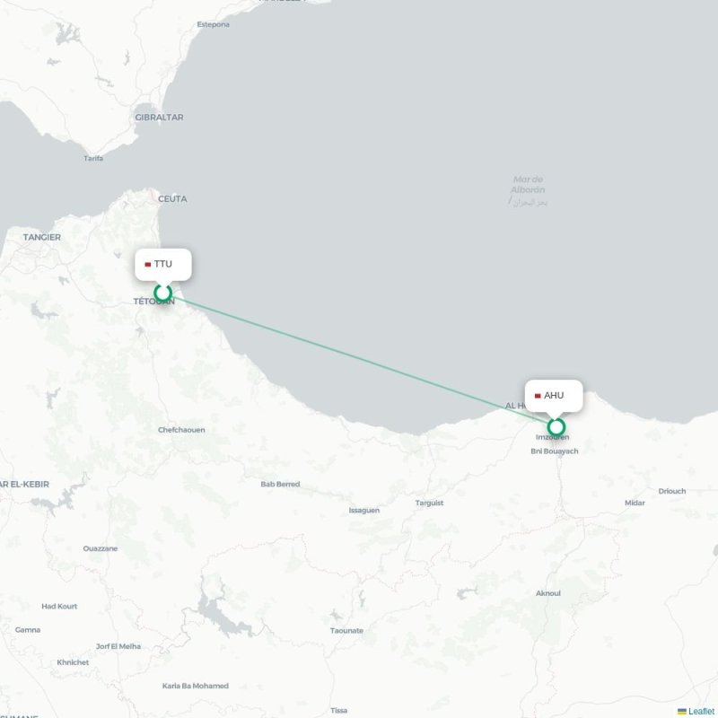 TTU - AHU route map