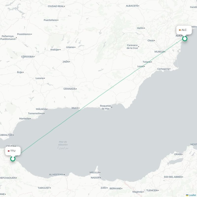 TTU - ALC route map