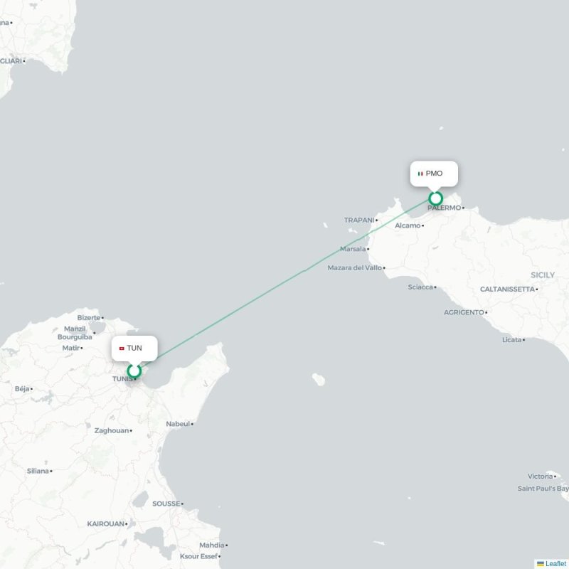 TUN - PMO route map