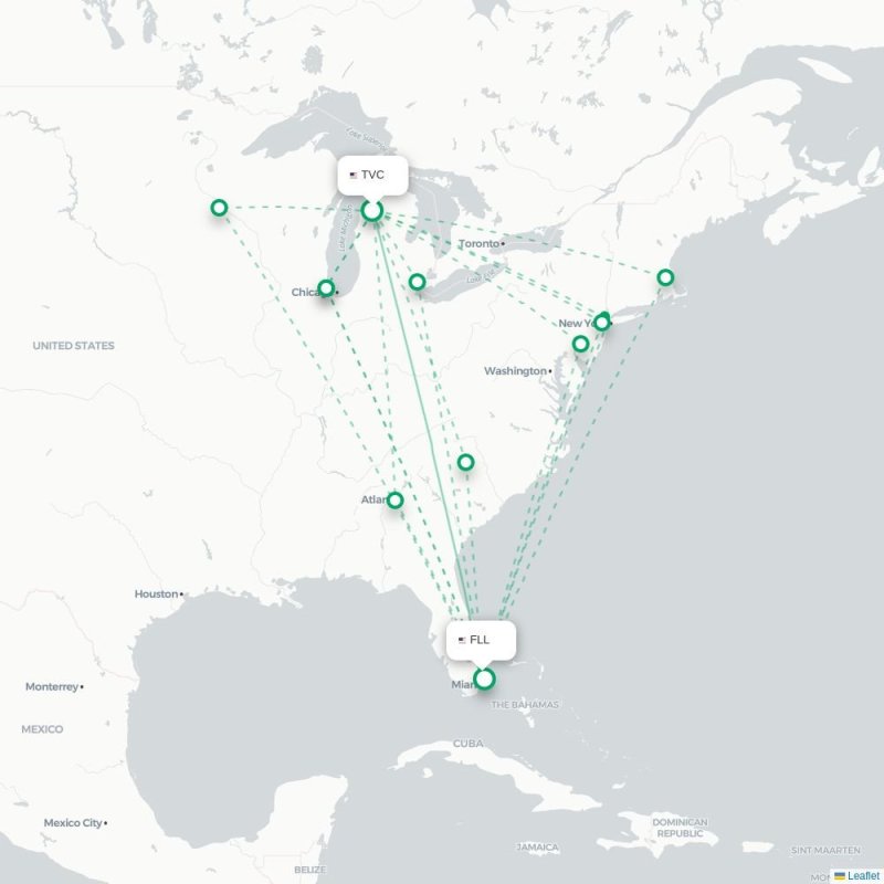 TVC - FLL route map