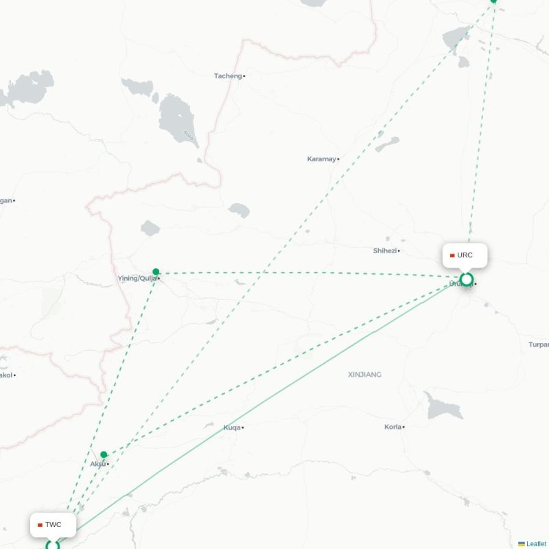TWC - URC route map