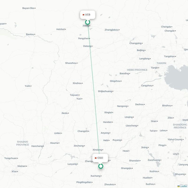 UCB - CGO route map
