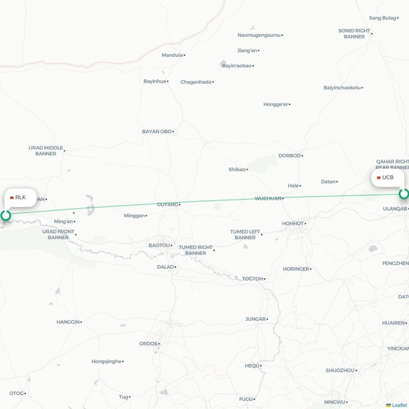 UCB - RLK route map