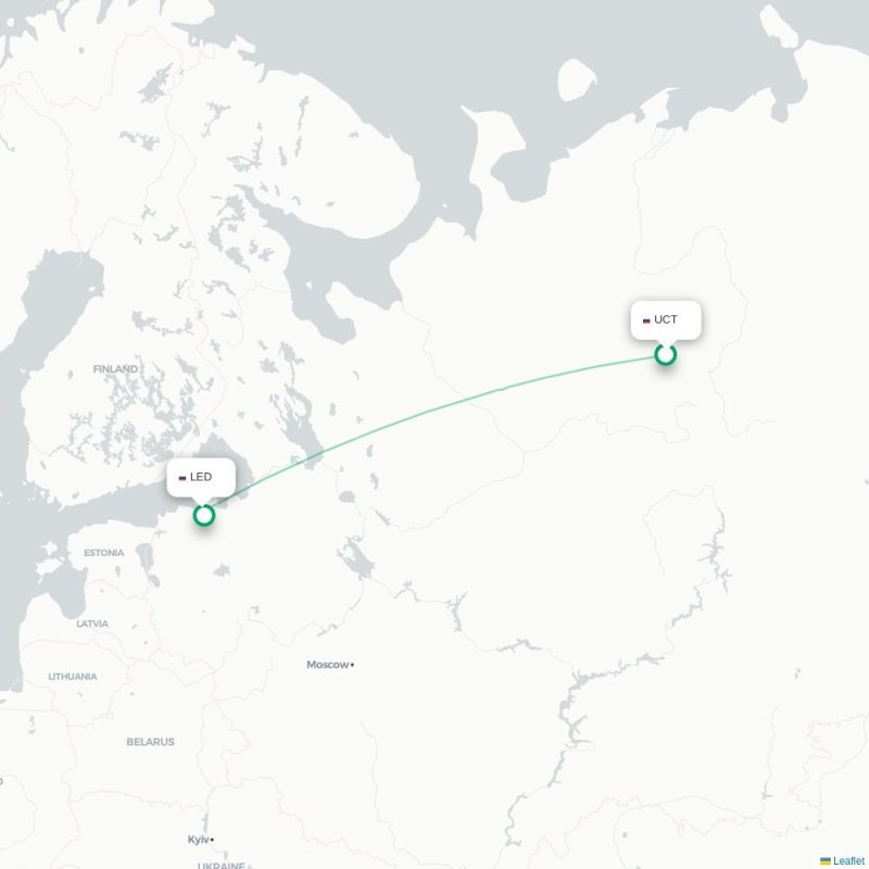 UCT - LED route map