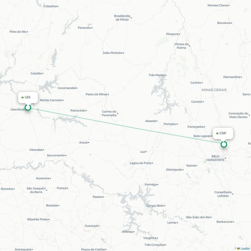 UDI - CNF route map