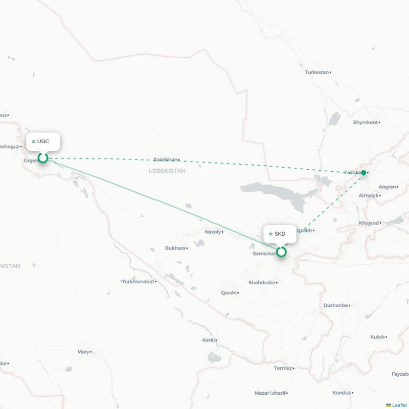 UGC - SKD route map