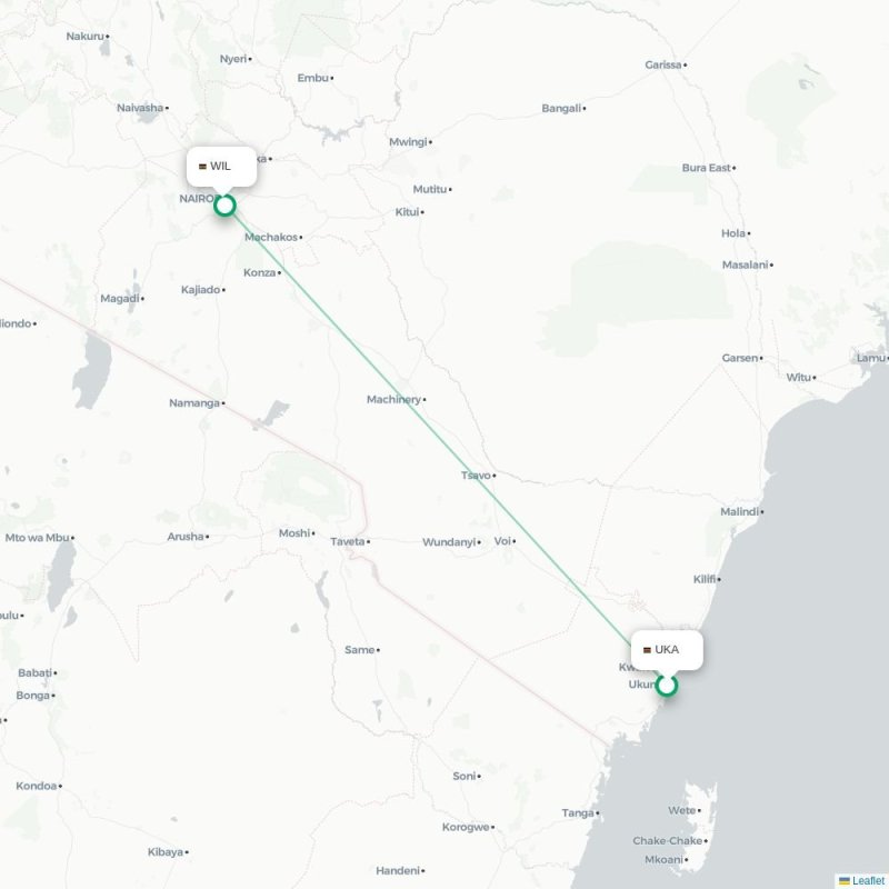 UKA - WIL route map