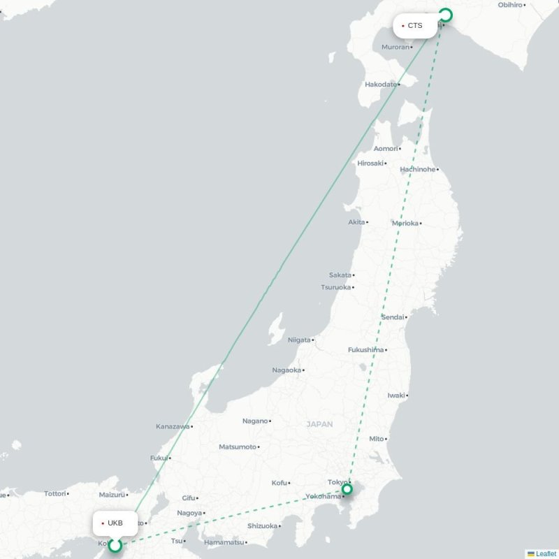 UKB - CTS route map