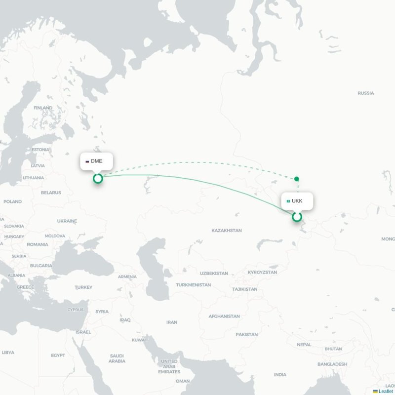 UKK - DME route map