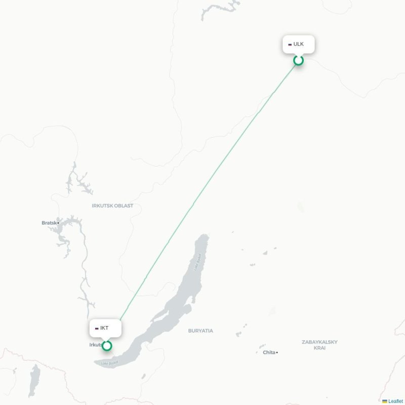 ULK - IKT route map