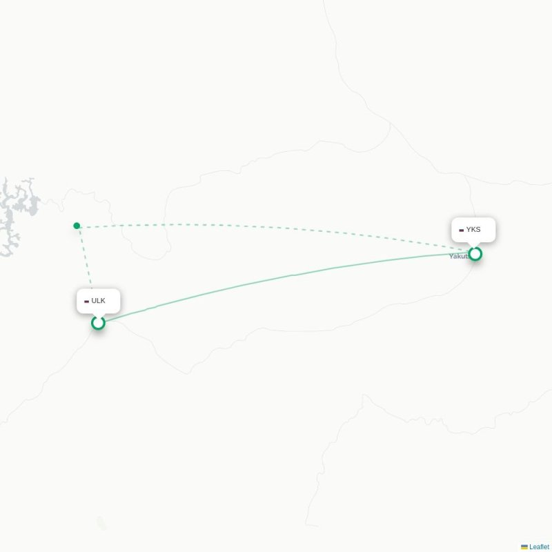 ULK - YKS route map