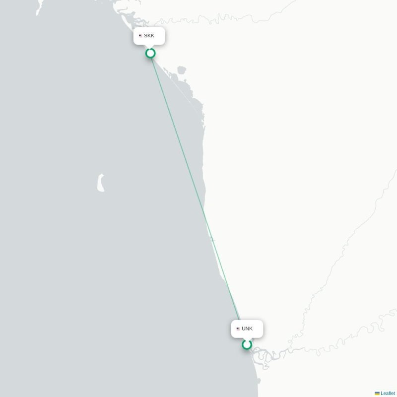 UNK - SKK route map