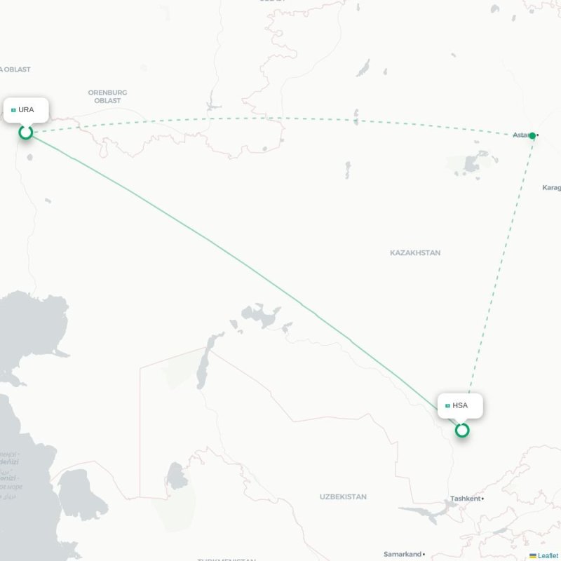 URA - HSA route map