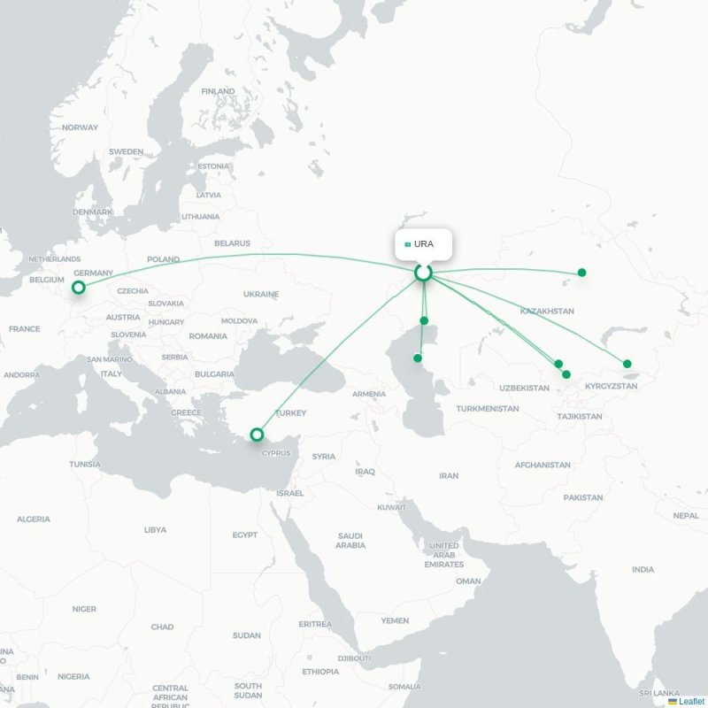 URA - KGF route map