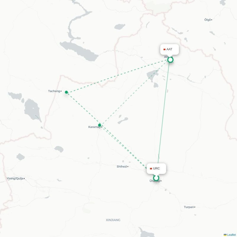 URC - AAT route map