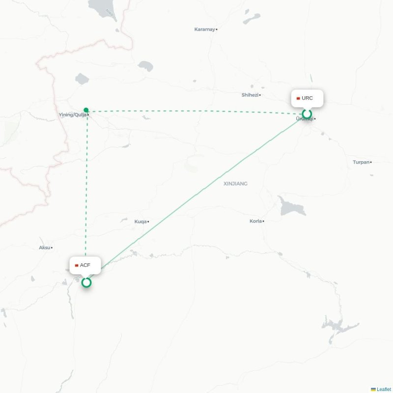 URC - ACF route map