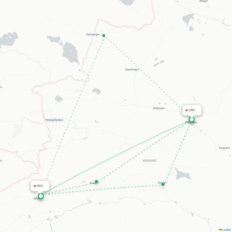 URC - AKU route map