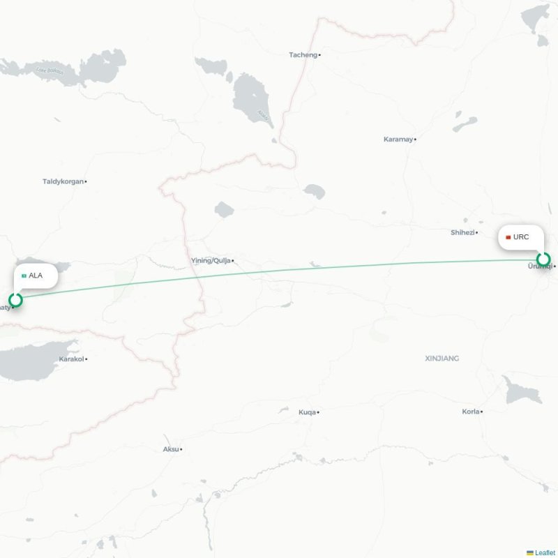URC - ALA route map
