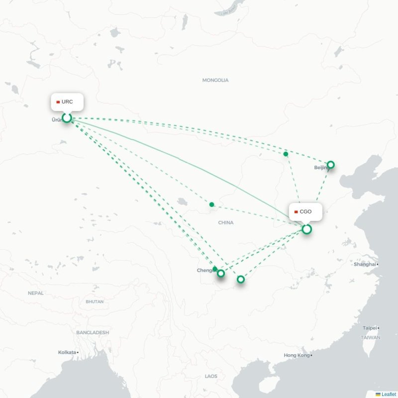 URC - CGO route map
