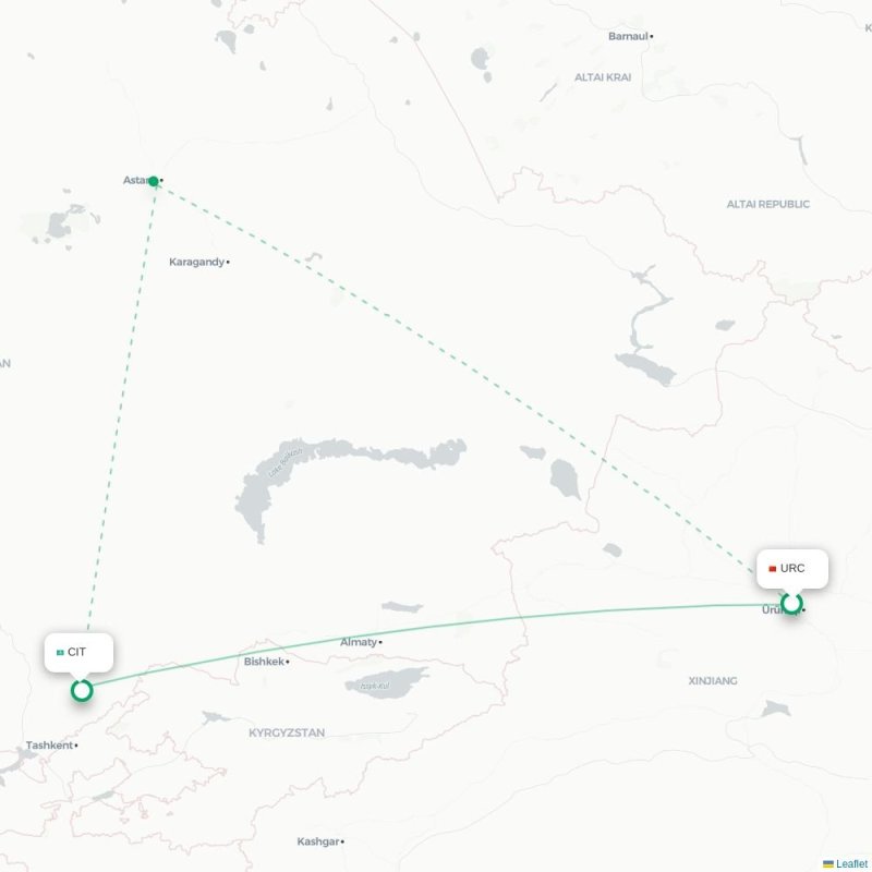 URC - CIT route map