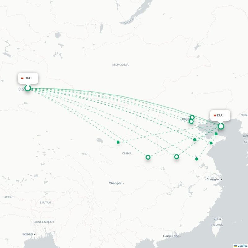 URC - DLC route map
