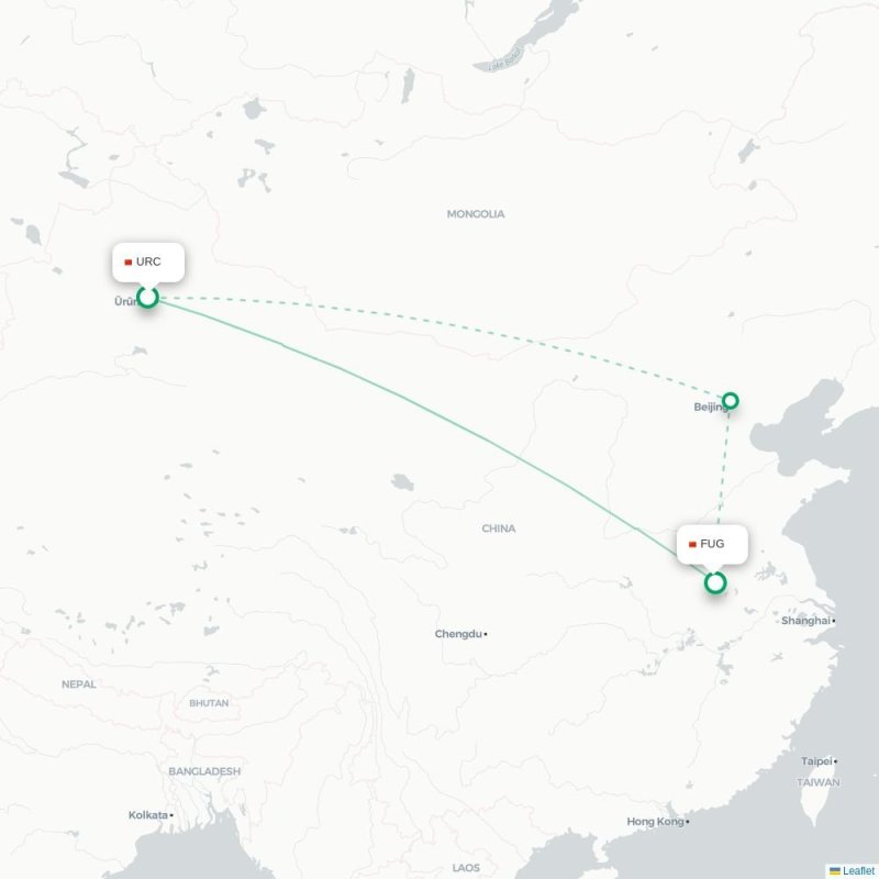 URC - FUG route map