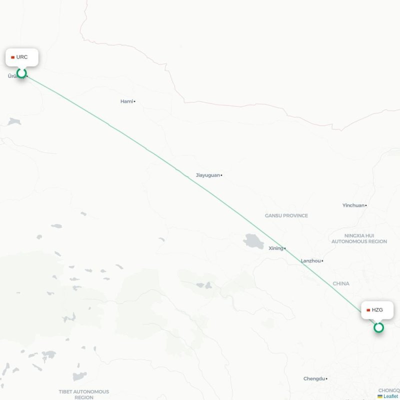 URC - HZG route map