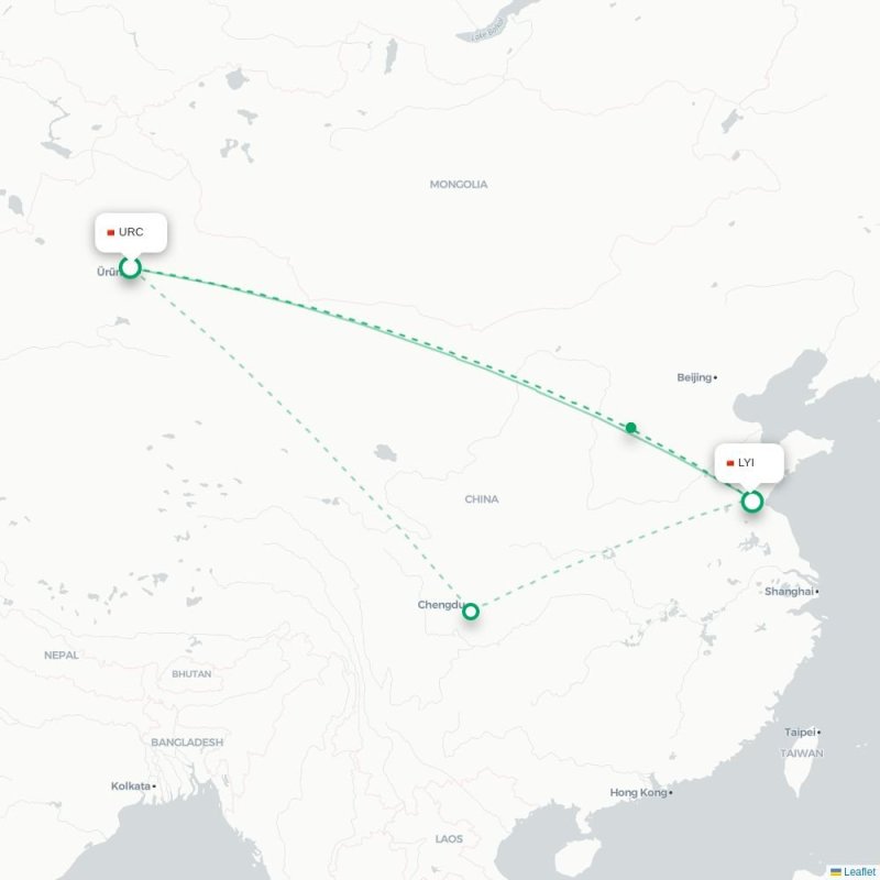 URC - LYI route map