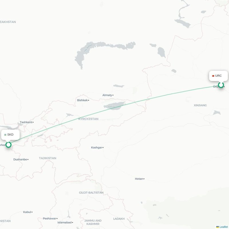 URC - SKD route map