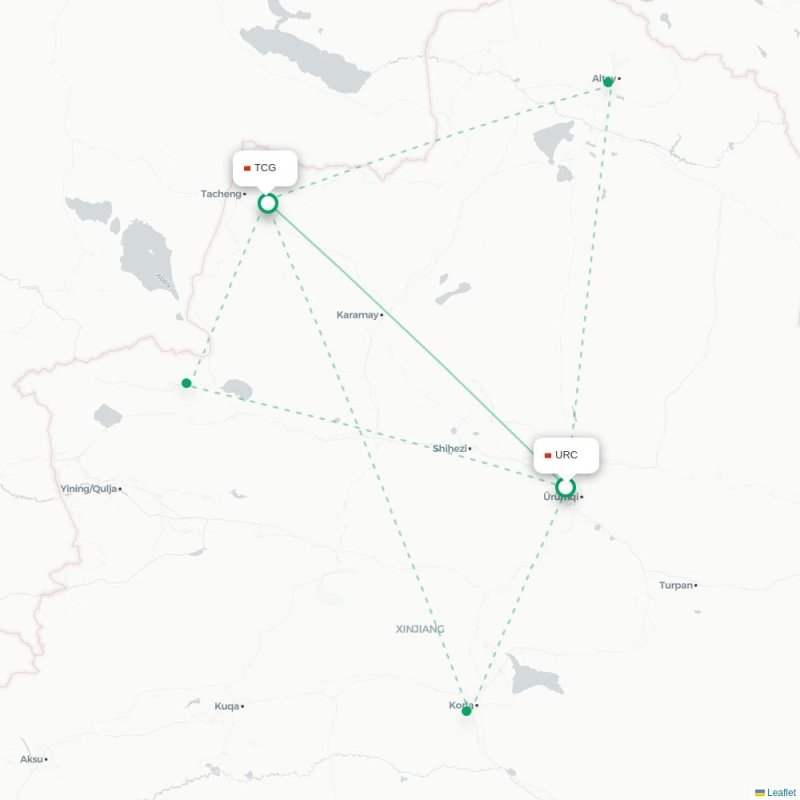 URC - TCG route map