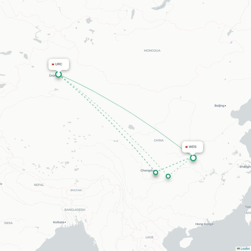 URC - WDS route map