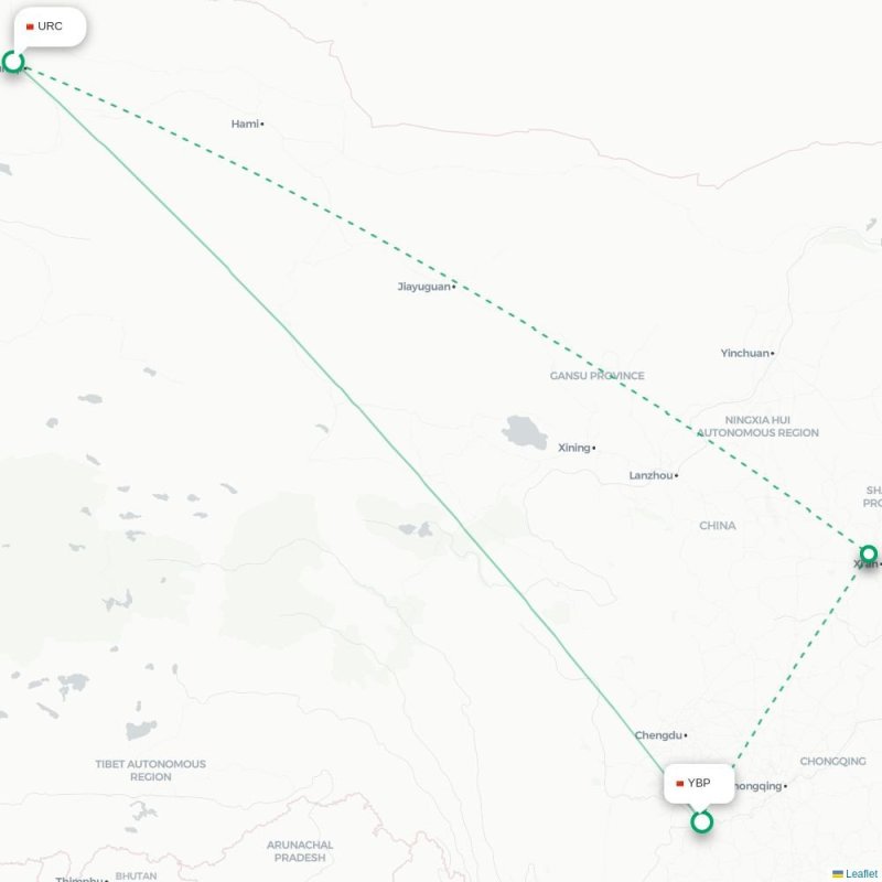 URC - YBP route map