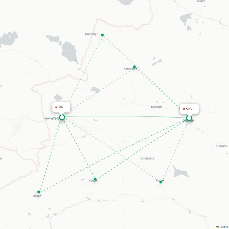 URC - YIN route map