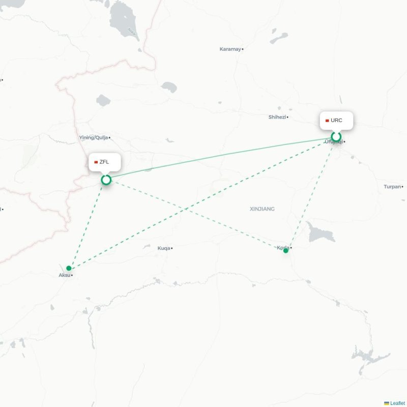 URC - ZFL route map