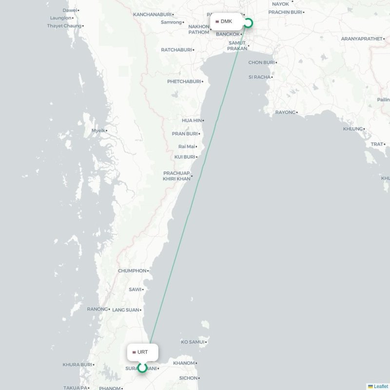 URT - DMK route map