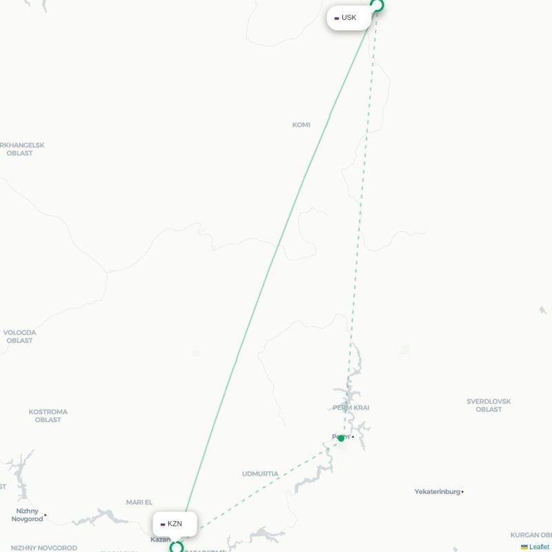 USK - KZN route map