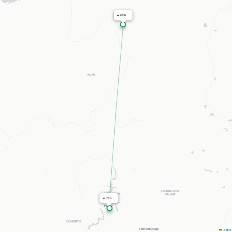 USK - PEE route map