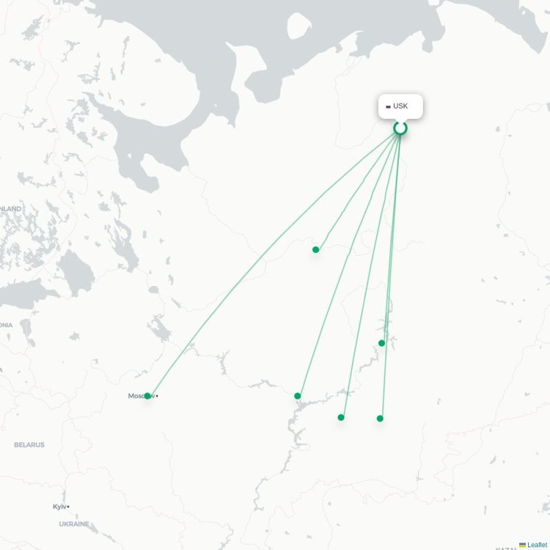 USK - UUA route map